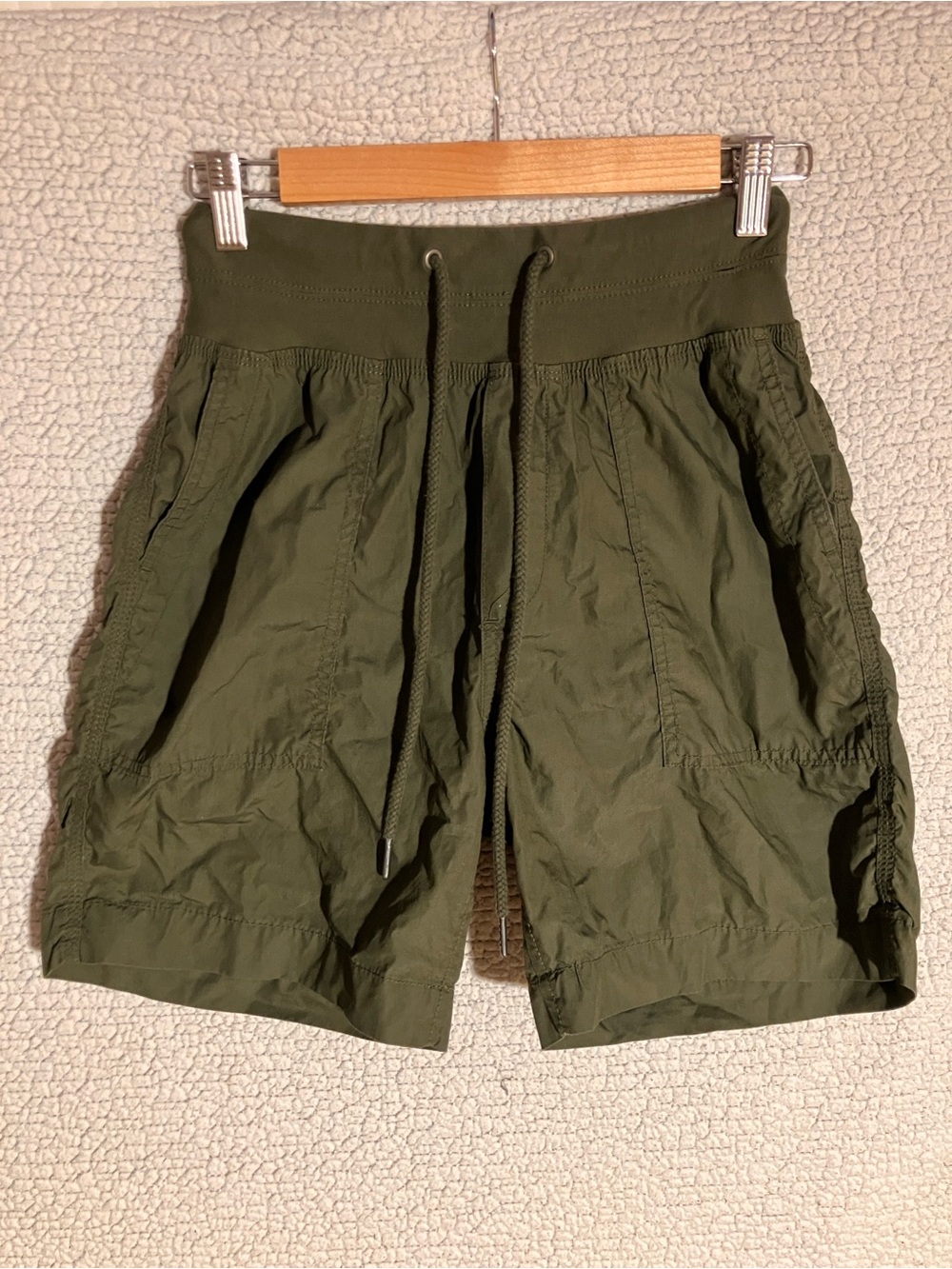 Joe Fresh Olive Green Drawstring Casual Shorts
